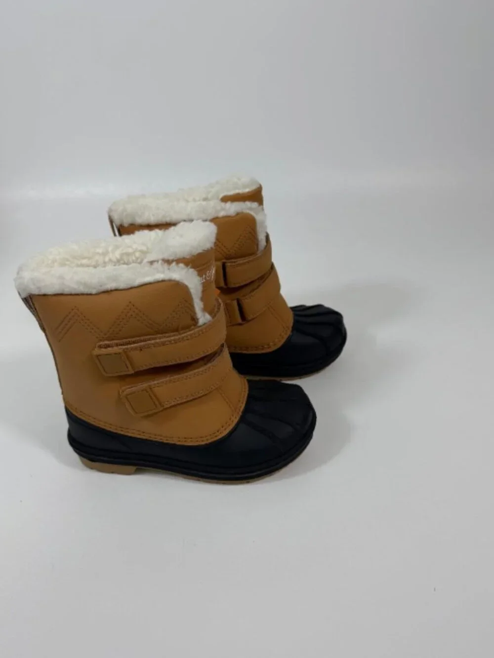 Cat & Jack Toddlers' Cognac Brown Denver Medium Width Winter Boots boy Size 11